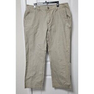 Mountain Khakis Pants Men’s 42x32 (39x31) Tan 100% Cotton Hiking Outdoors VGUC
